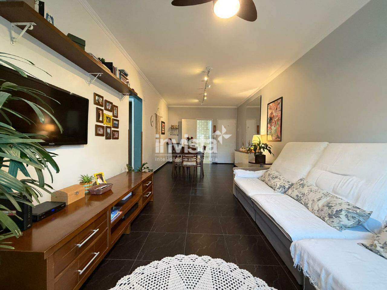 C&oacute;digo: 8337 R$ 620.000,00 Apartamento &agrave; venda em Santos-SP no bairro Boqueir&atilde;o, com 2 dormit&oacute;rios e 124m&sup2; 124 m&sup2; 2 quartos 1 vaga - Santos