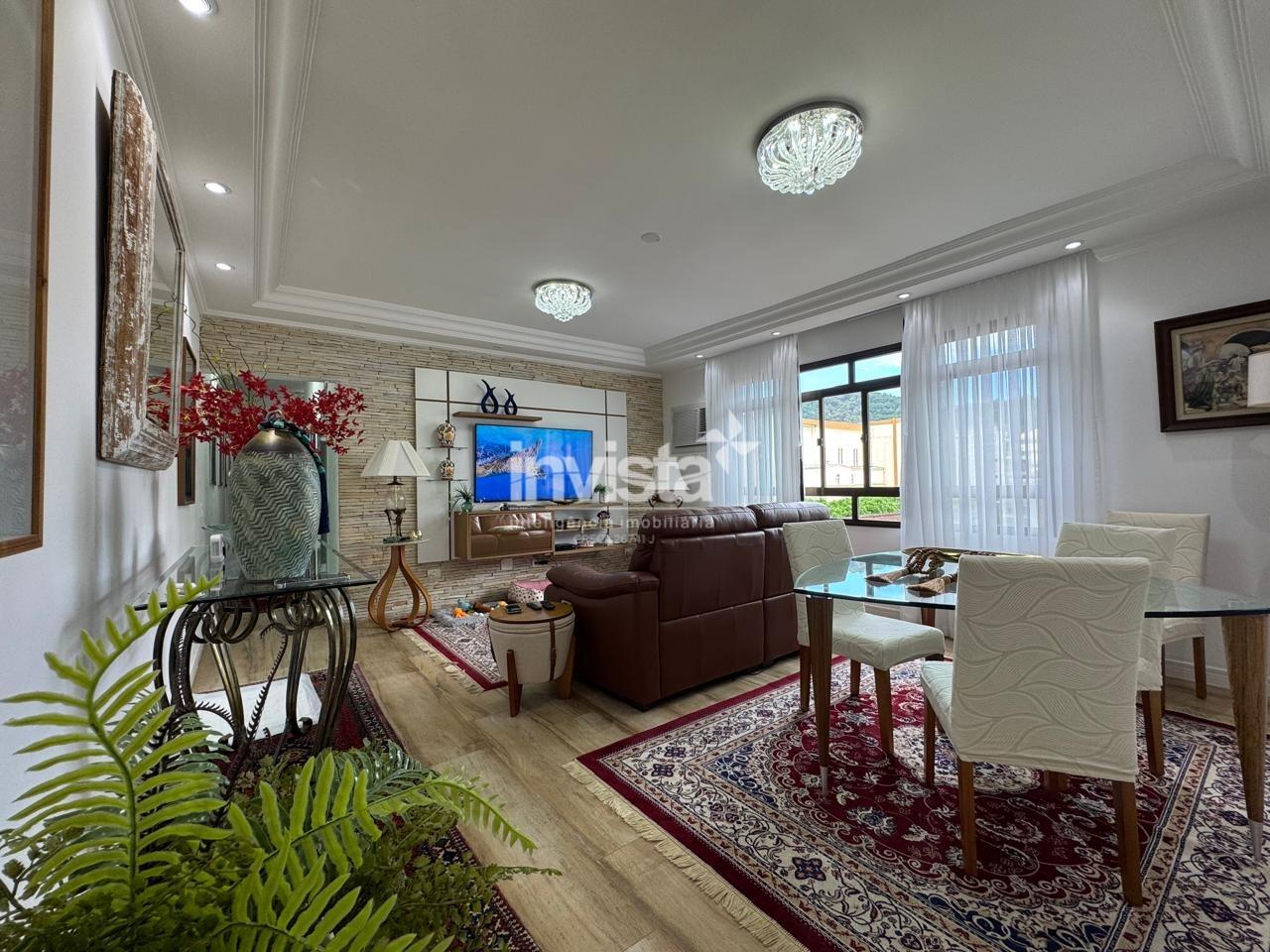 C&oacute;digo: 8950 R$ 790.000,00 Apartamento &agrave; venda em Santos-SP no bairro Marap&eacute;, com 3 dormit&oacute;rios e 113m&sup2; 113 m&sup2; 3 quartos 2 vagas - Santos