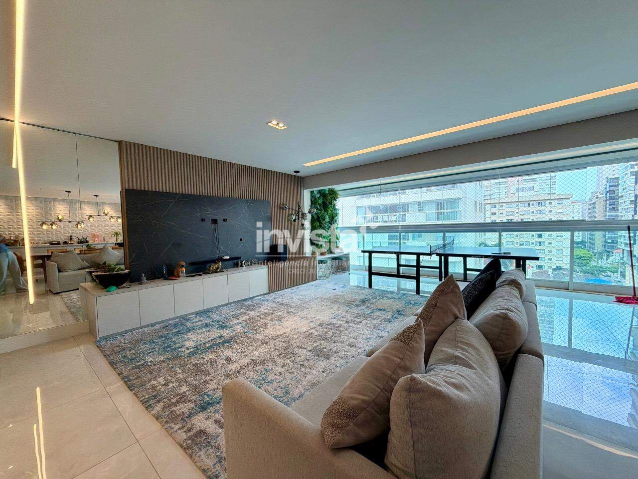 C&oacute;digo: 9186 R$ 2.900.000,00 Apartamento &agrave; venda no bairro Gonzaga 191 m&sup2; 4 quartos 2 vagas - Santos