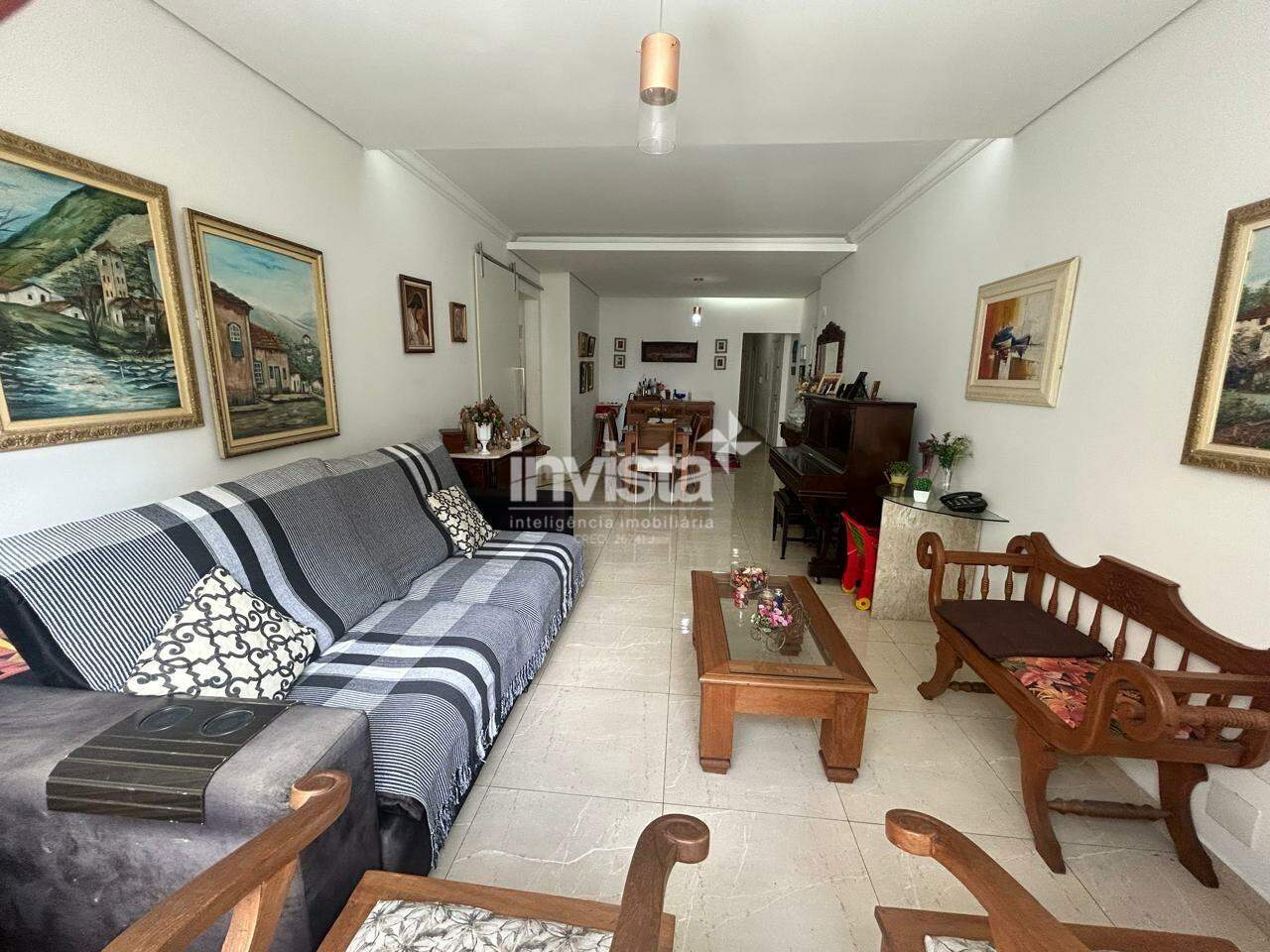 C&oacute;digo: 9253 R$ 890.000,00 Apartamento &agrave; venda no bairro Gonzaga 153 m&sup2; 3 quartos 1 vaga - Santos