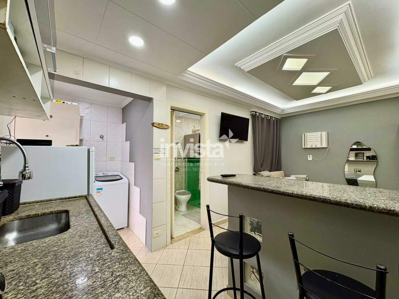 C&oacute;digo: 9274 R$ 340.000,00 Apartamento &agrave; venda em Santos-SP no bairro Ponta da Praia, com 1 dormit&oacute;rio e 32m&sup2; 32 m&sup2; 1 quarto 1 vaga - Santos