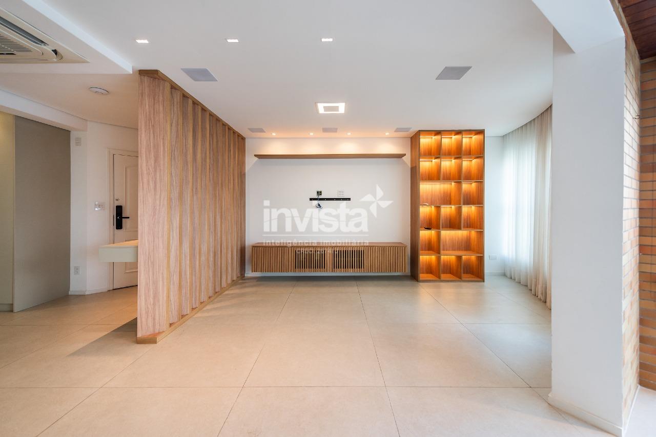 Oportunidade em Santos: Apartamento 4 su&iacute;tes frente, Gonzaga &ndash; 204 m&sup2;, 3 vagas, Financiamento - Santos