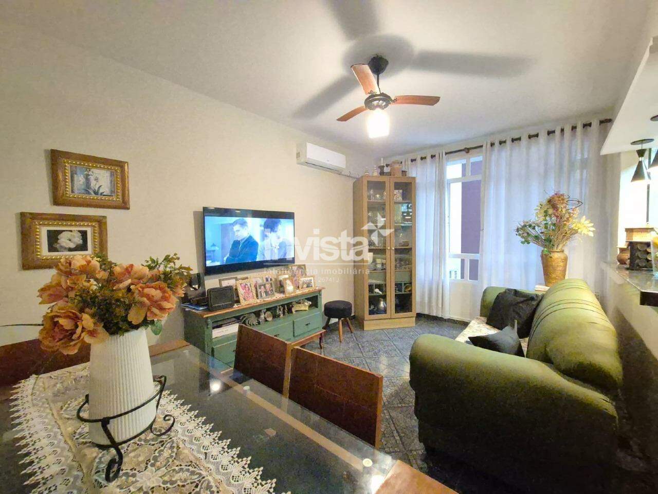 C&oacute;digo: 9525 R$ 480.000,00 Apartamento &agrave; venda em Santos-SP no bairro Gonzaga, com 1 dormit&oacute;rio e 53m&sup2; 53 m&sup2; 1 quarto 1 vaga - Santos