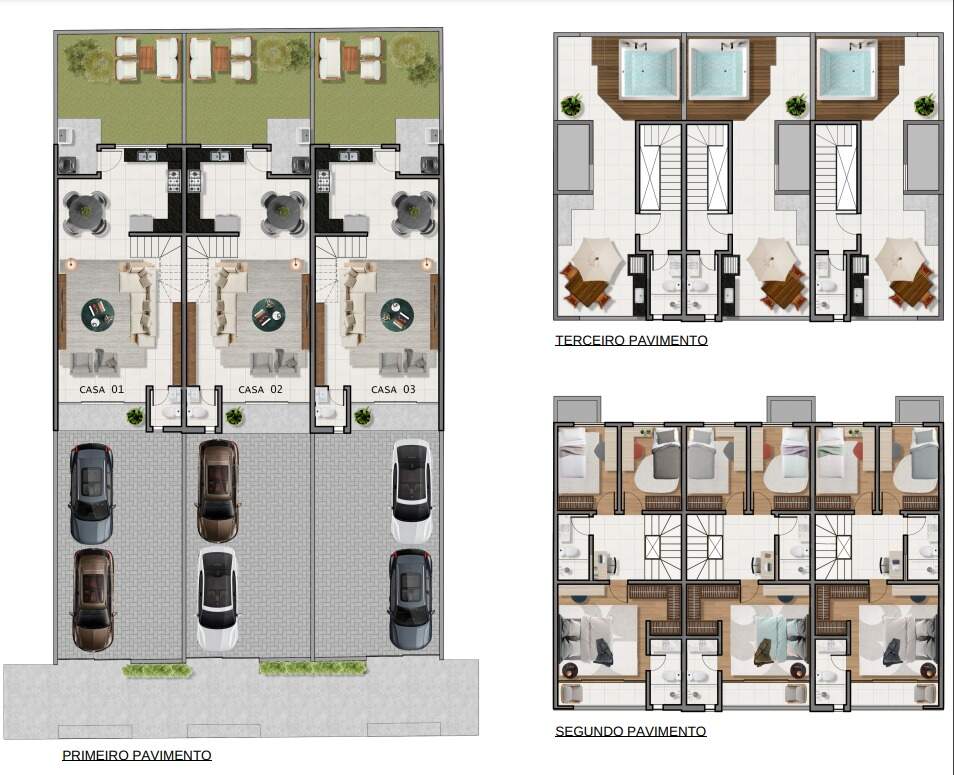 Casa, 3 quartos, 122 m² - Foto 2