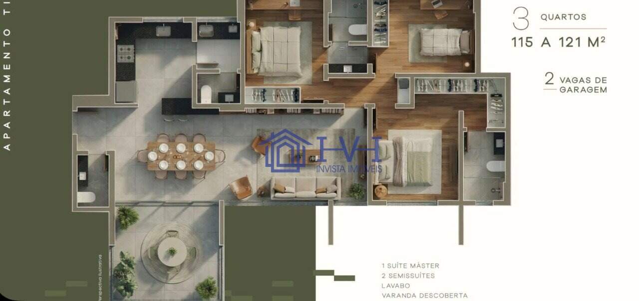 Apartamento, 3 quartos, 116 m² - Foto 11