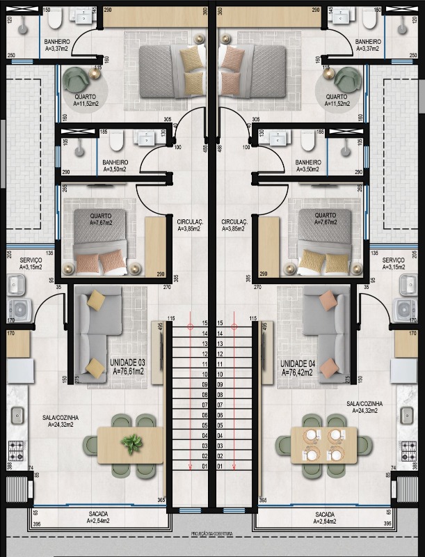 Apartamento à venda no Vila Lenzi: 