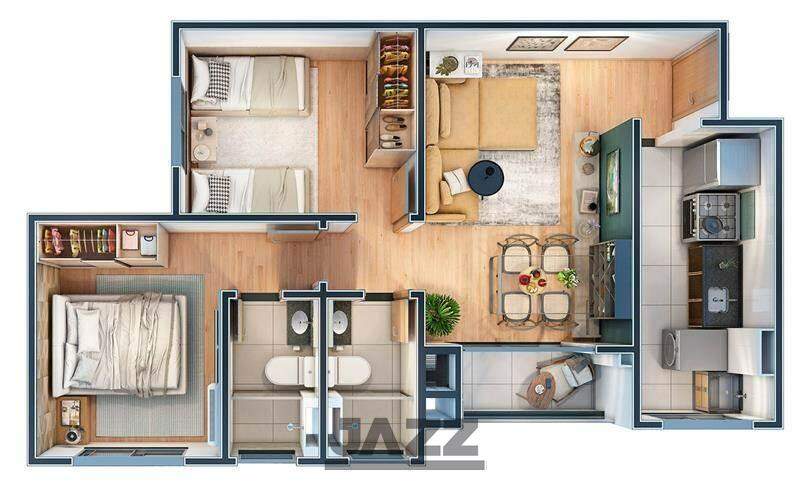 Apartamento à venda com 2 quartos, 54m² - Foto 33