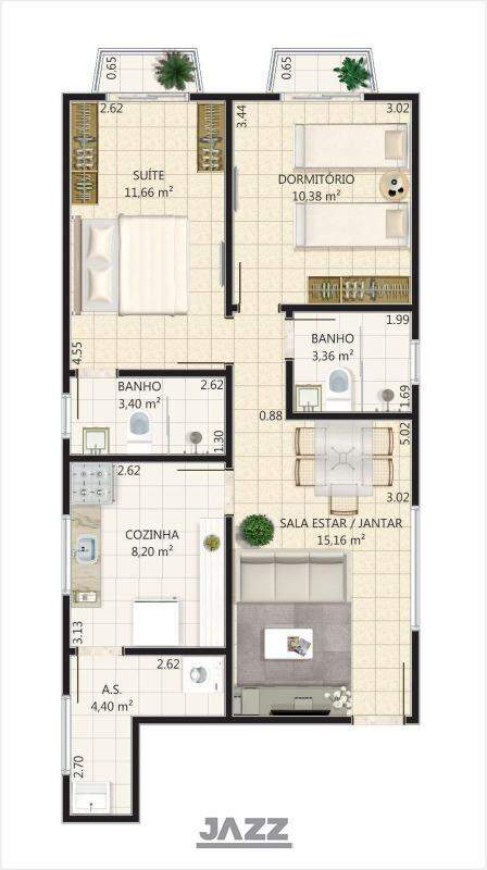 Apartamento à venda com 2 quartos, 70m² - Foto 25