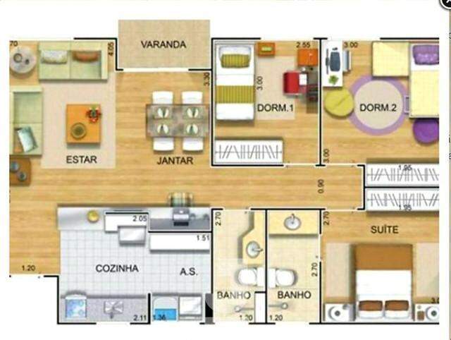 Apartamento à venda com 3 quartos, 82m² - Foto 19