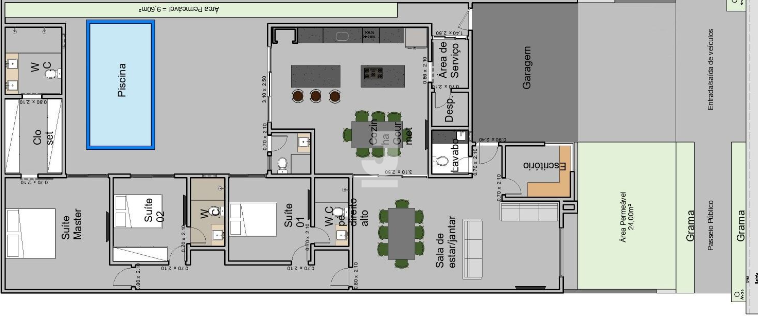 Casa de Condomínio à venda com 3 quartos, 222m² - Foto 2