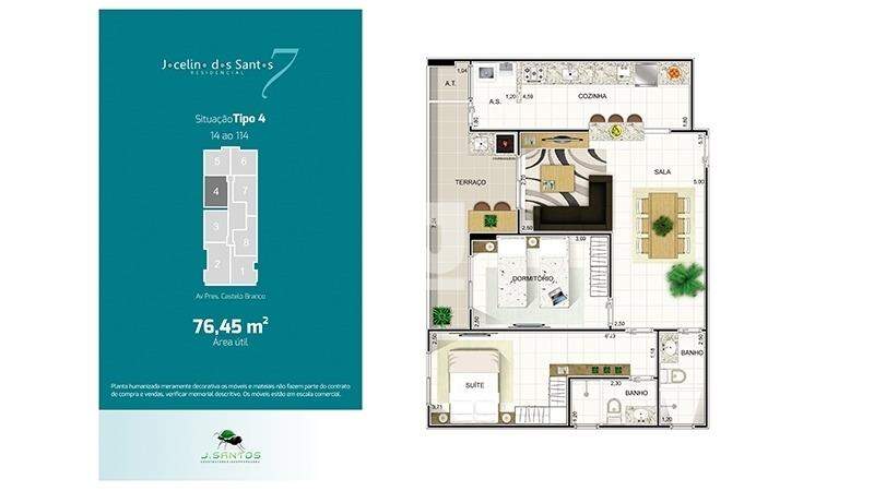 Apartamento à venda com 3 quartos, 76m² - Foto 10