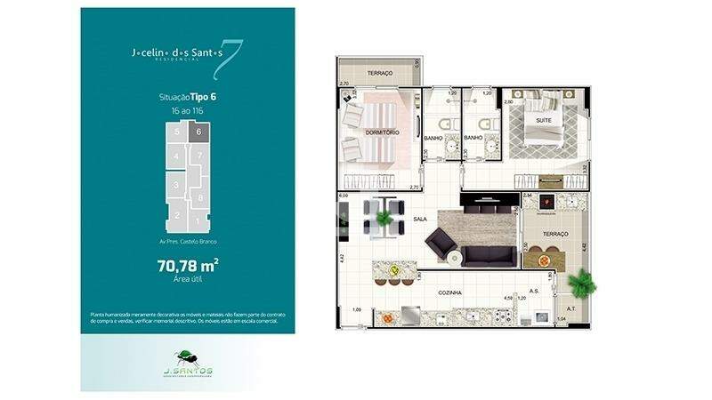 Apartamento à venda com 3 quartos, 76m² - Foto 11