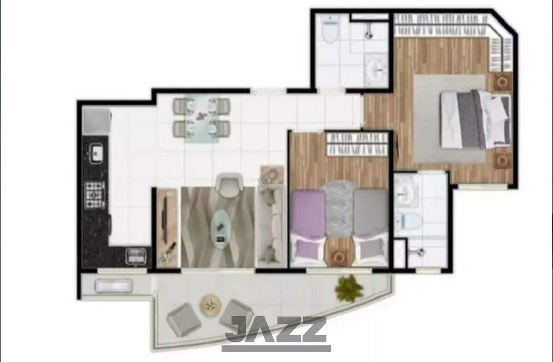 Apartamento à venda com 2 quartos, 60m² - Foto 2