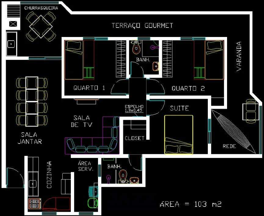 Apartamento à venda com 3 quartos, 103m² - Foto 30