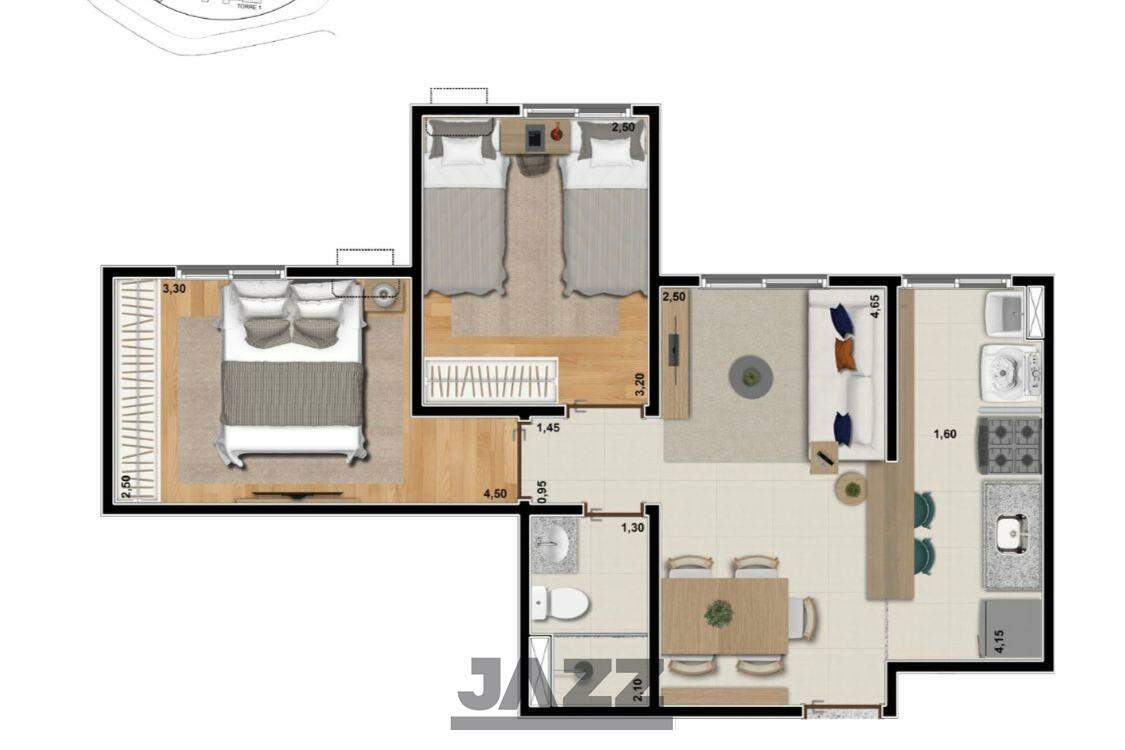 Apartamento à venda com 2 quartos, 46m² - Foto 21