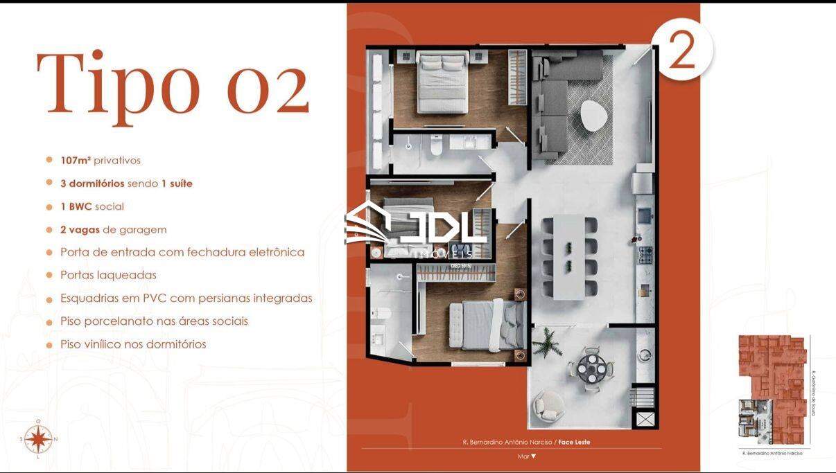 Apartamento à venda no bairro Gravatá: 