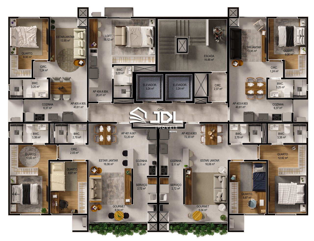 Apartamento à venda no bairro Itoupava Seca: 