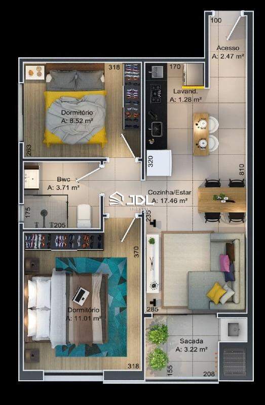 Apartamento à venda no bairro Nossa Senhora da Paz: 