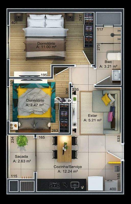 Apartamento à venda no bairro Nossa Senhora da Paz: 