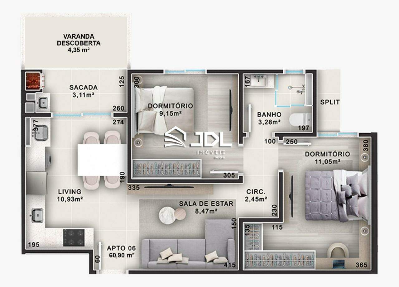 Apartamento à venda no bairro Santo Antonio: