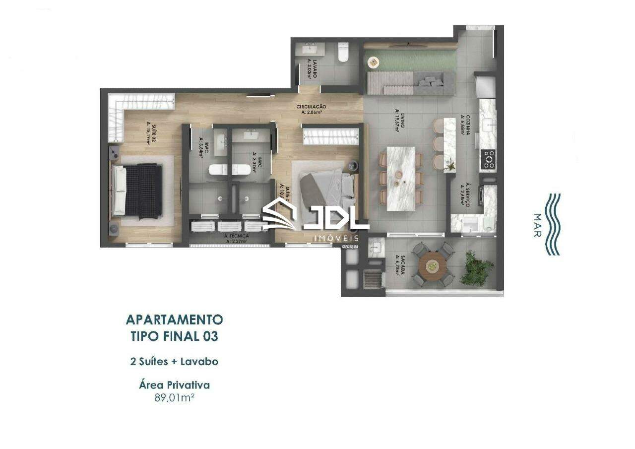 Apartamento à venda no bairro Centro: 