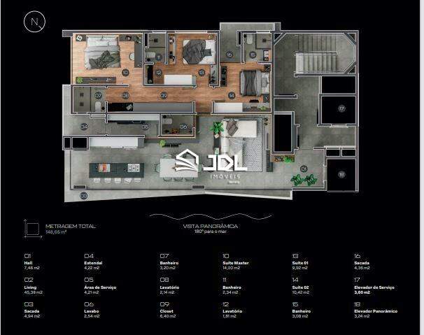 Apartamento à venda no bairro Praia do Quilombo : 