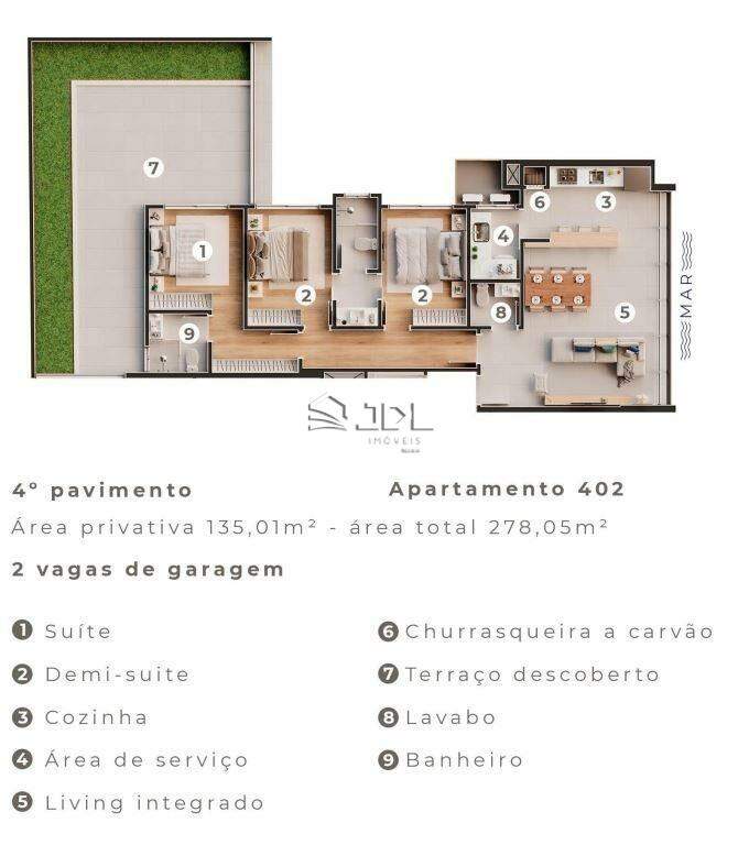 Apartamento à venda no bairro Armação: 