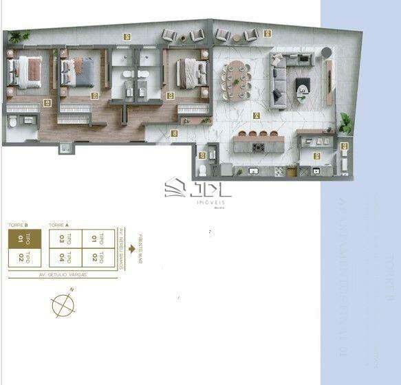 Apartamento à venda no bairro Centro: 