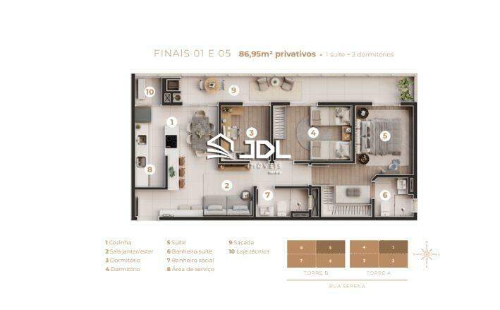 Apartamento à venda no bairro Itacolomi: 