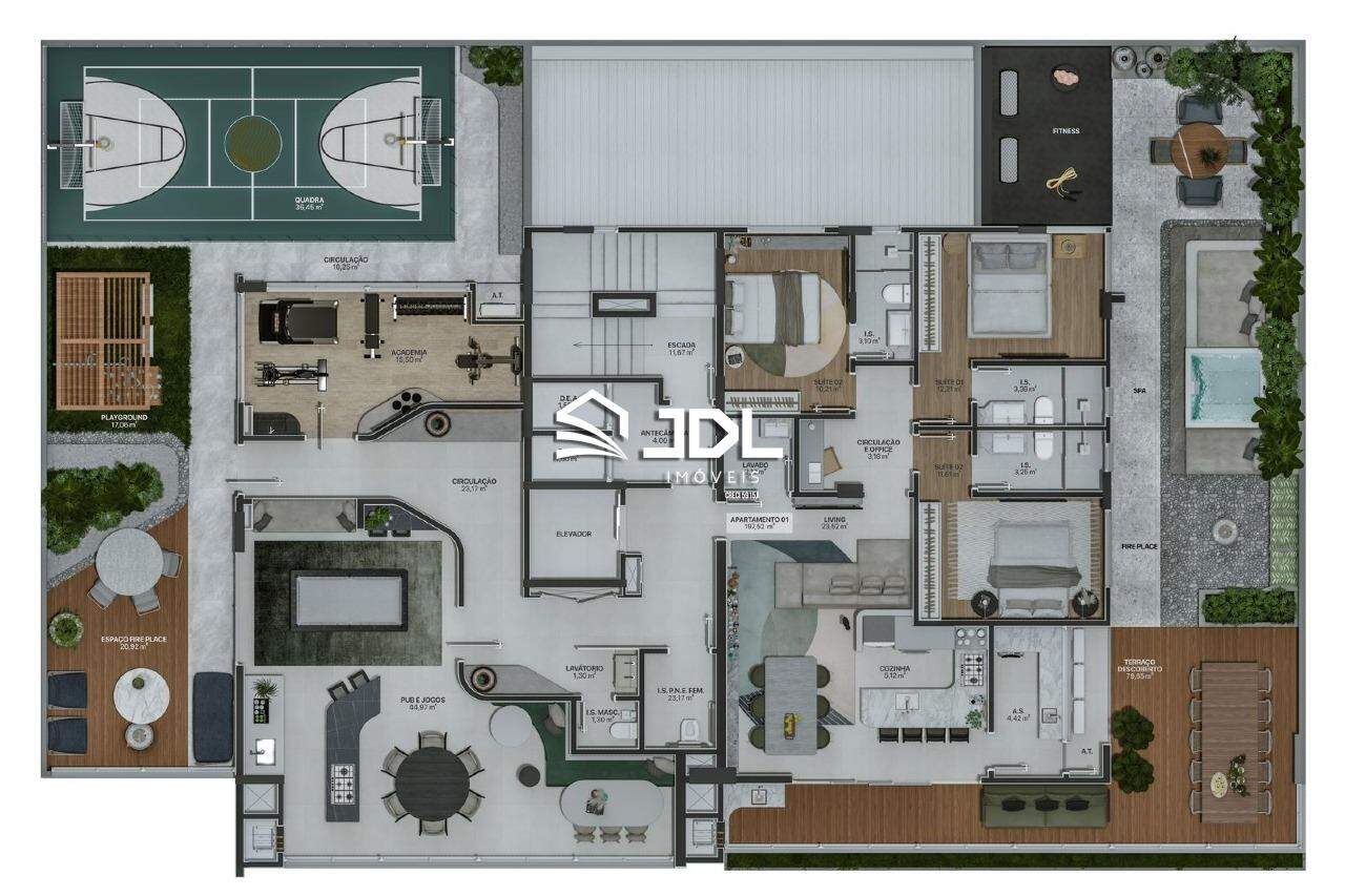 Apartamento à venda no bairro Itacolomi: 