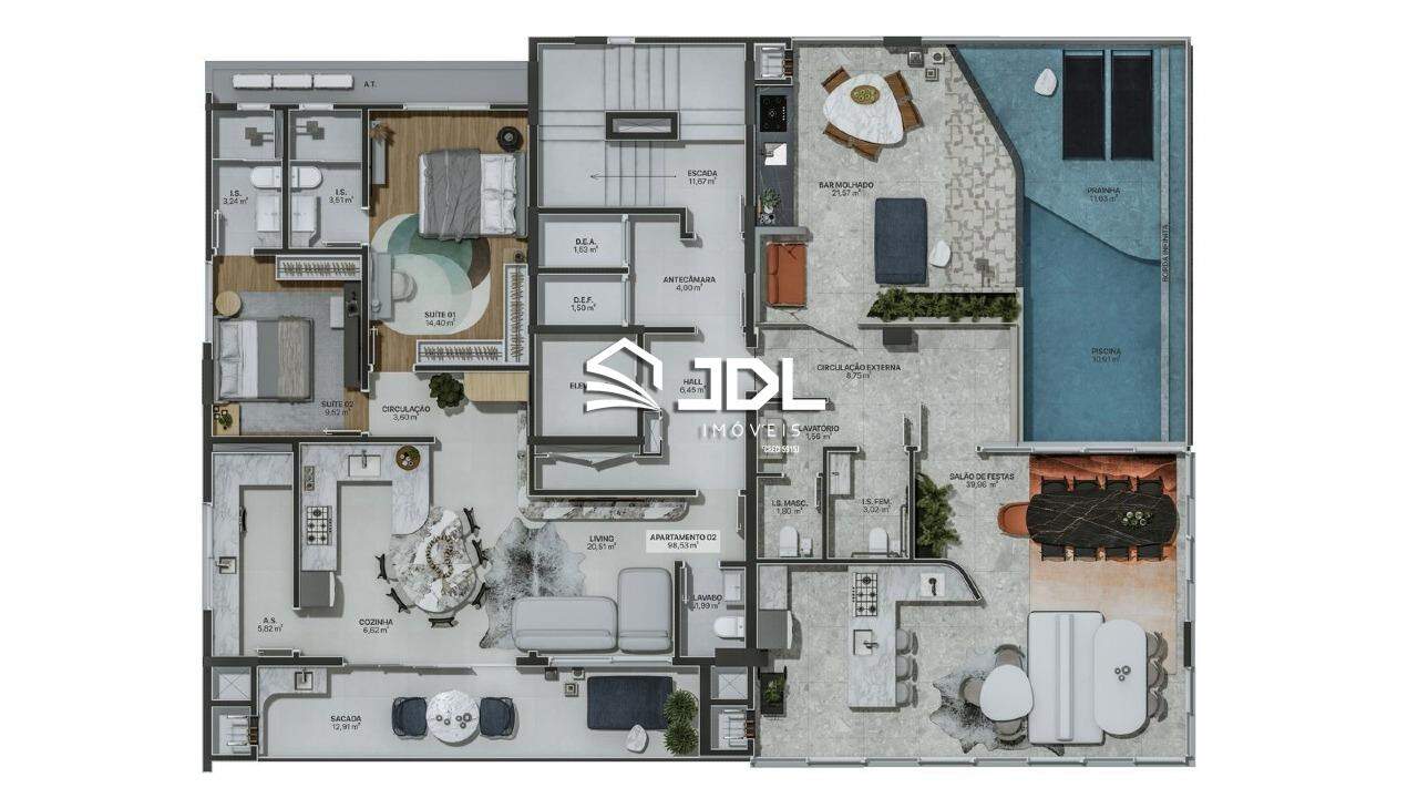 Apartamento à venda no bairro Itacolomi: 