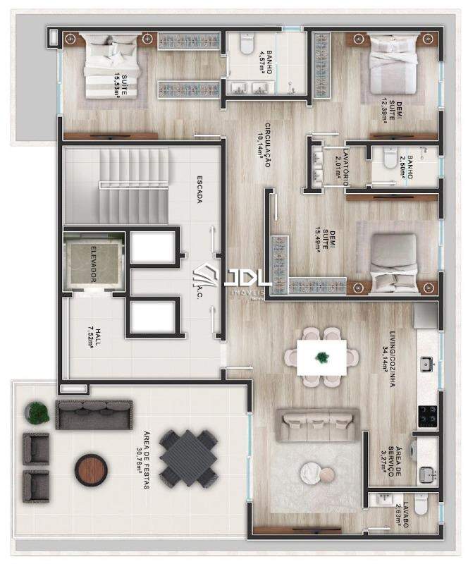 Apartamento à venda no bairro Centro: 
