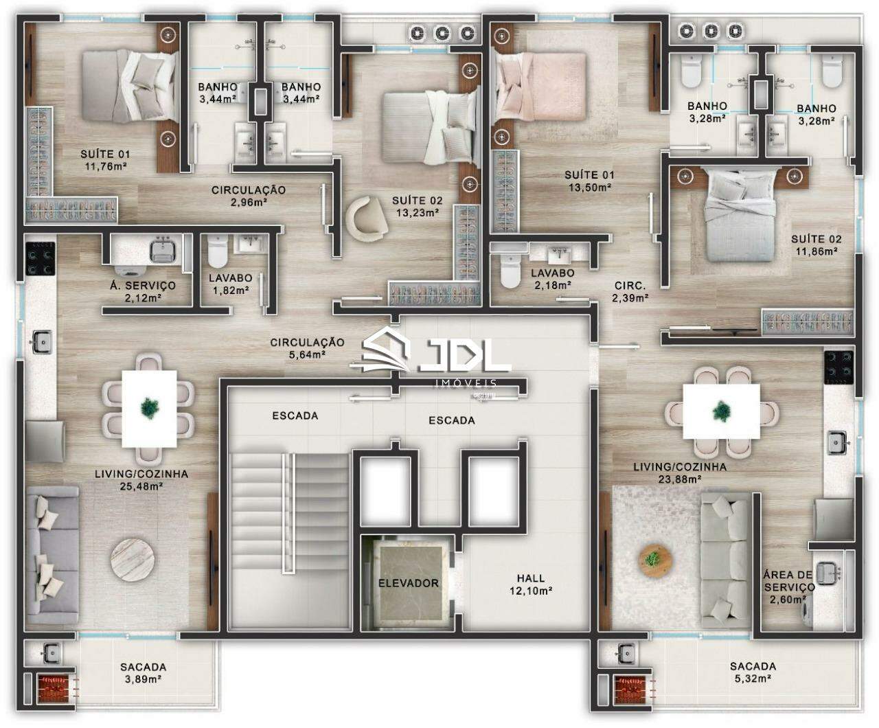 Apartamento à venda no bairro Centro: 