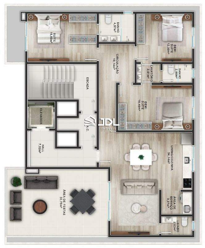 Apartamento à venda no bairro Centro: 