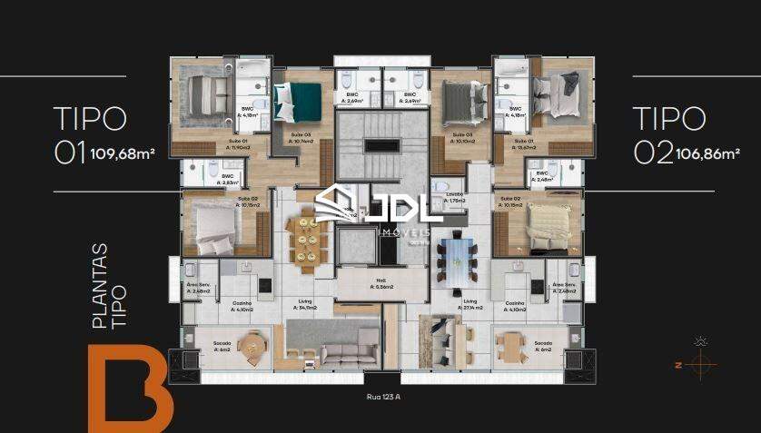 Apartamento à venda no bairro Centro: 