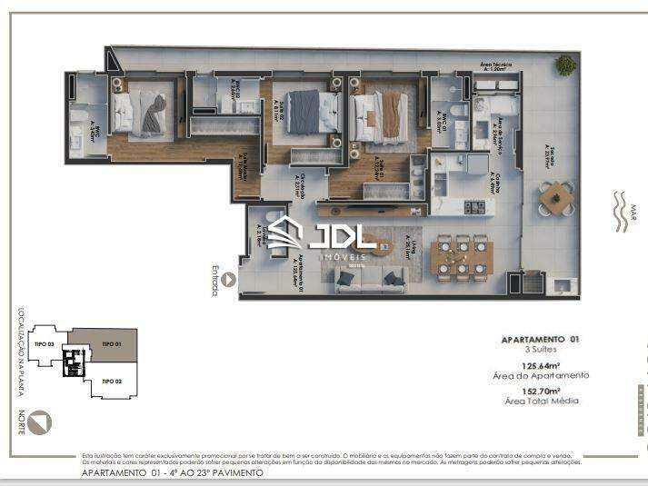 Apartamento à venda no bairro Centro: 