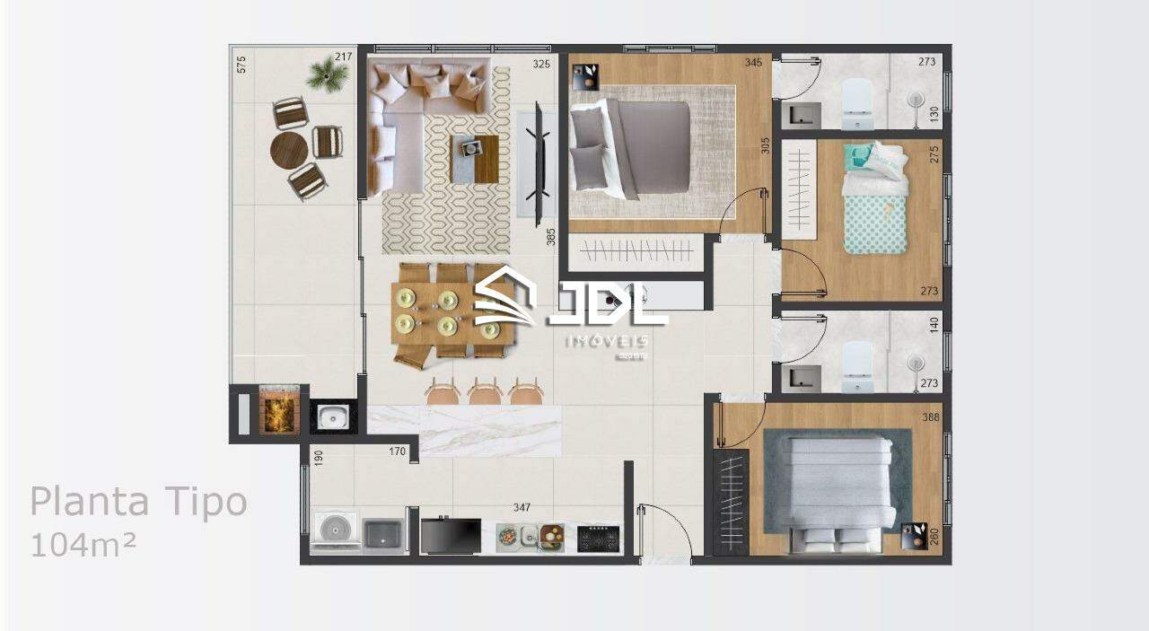 Apartamento à venda no bairro Praia de Armação do Itapocorói: 