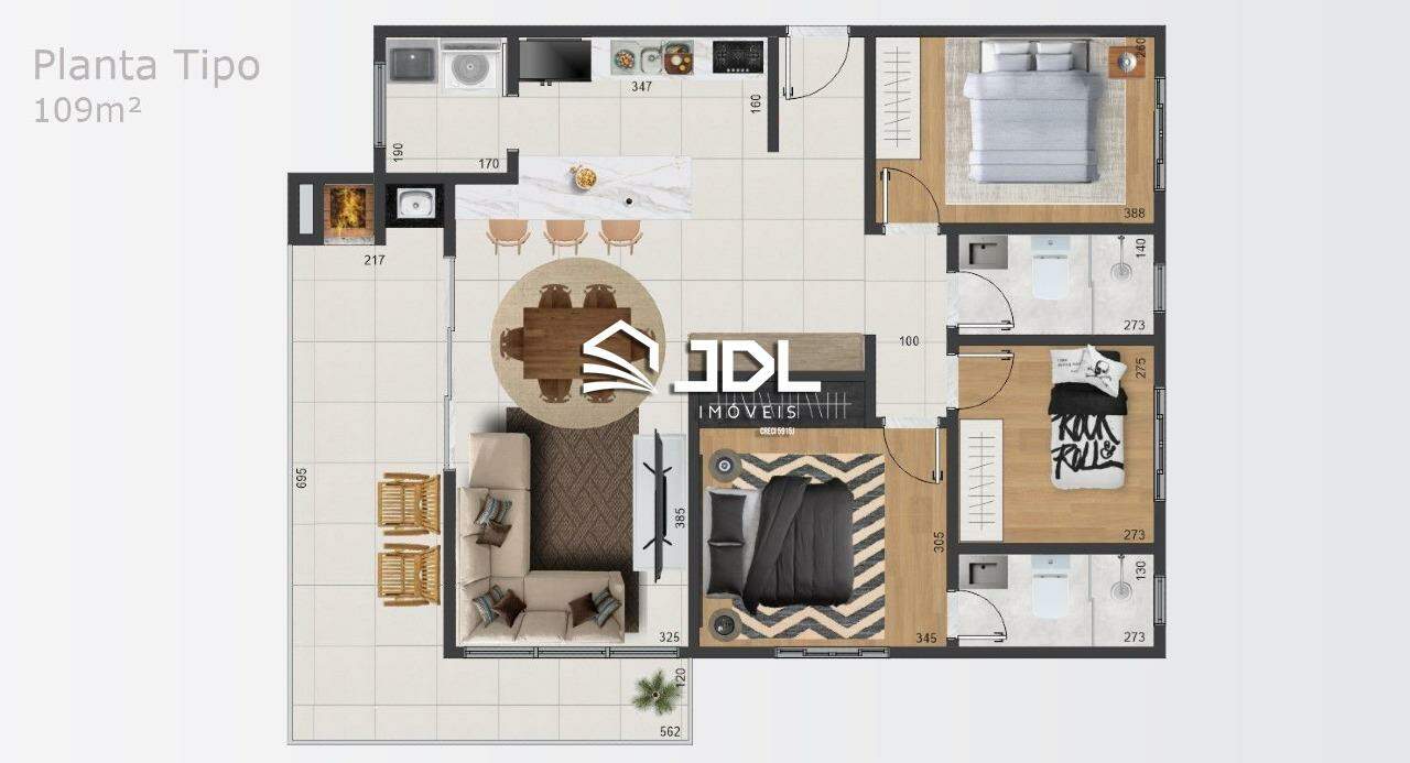 Apartamento à venda no bairro Praia de Armação do Itapocorói: 