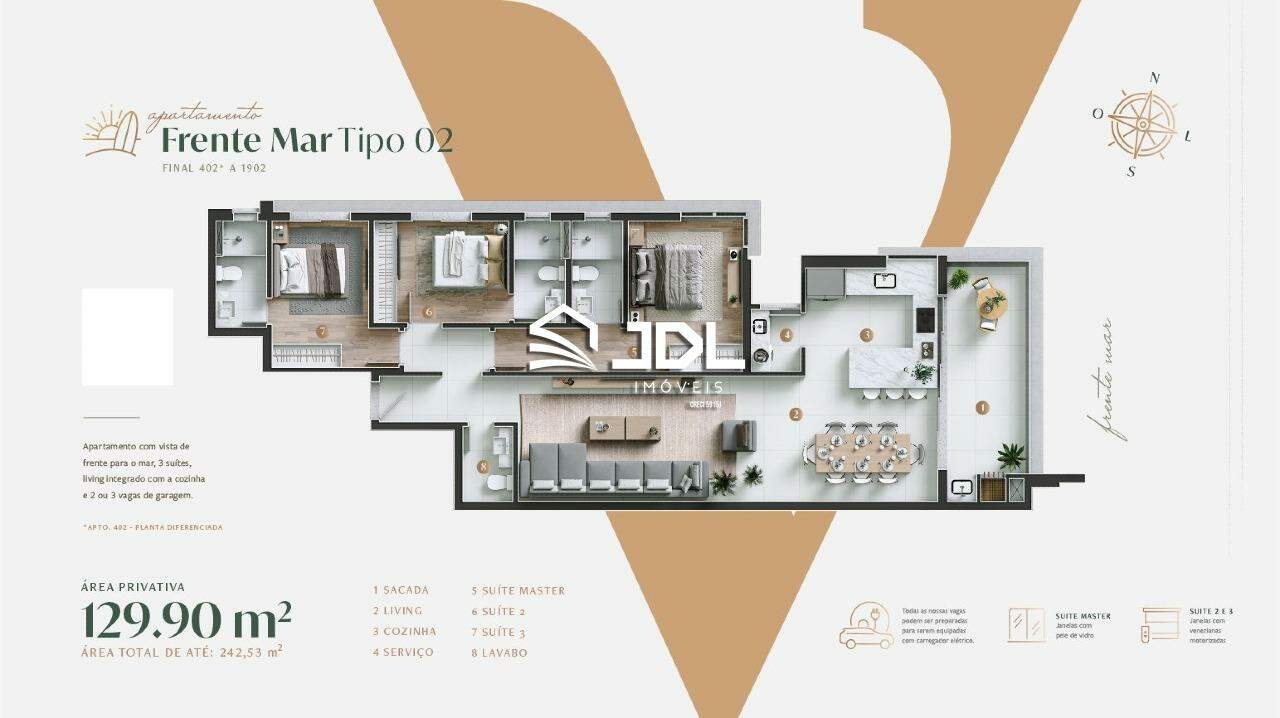 Apartamento à venda no bairro Itacolomi: 