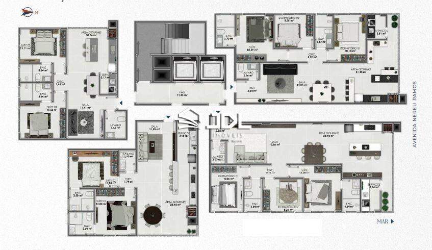 Apartamento à venda no bairro Praia Alegre: