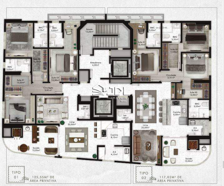 Apartamento à venda no bairro Perequê: 
