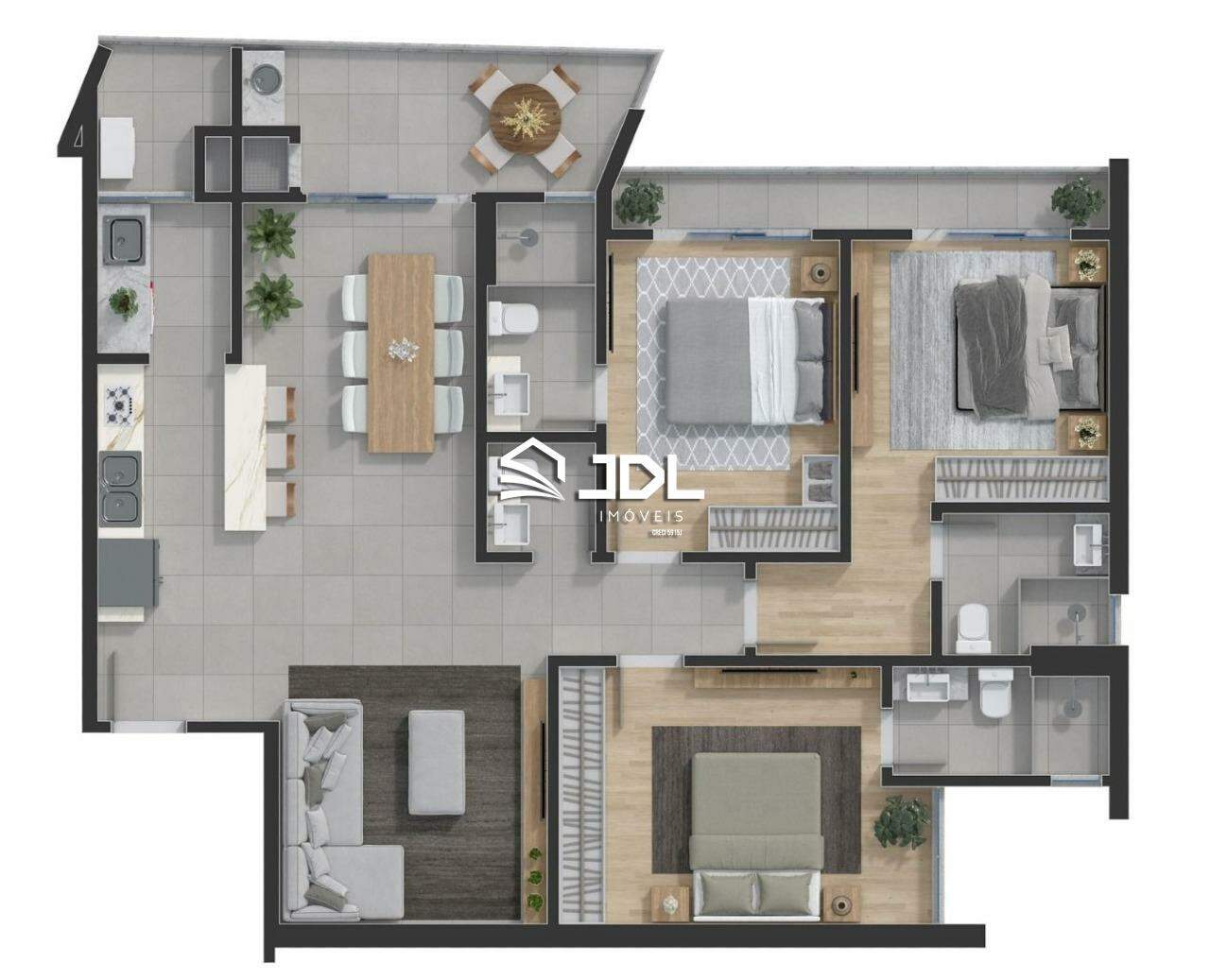Apartamento à venda no bairro Perequê: 