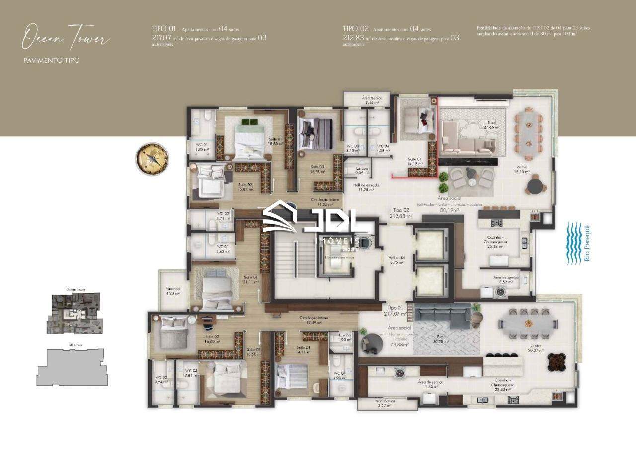 Apartamento à venda no bairro Meia Praia: 