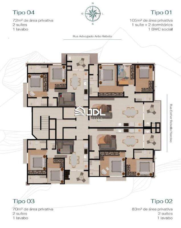 Apartamento à venda no bairro Centro: 