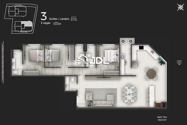 Apartamento à venda no bairro Centro: 