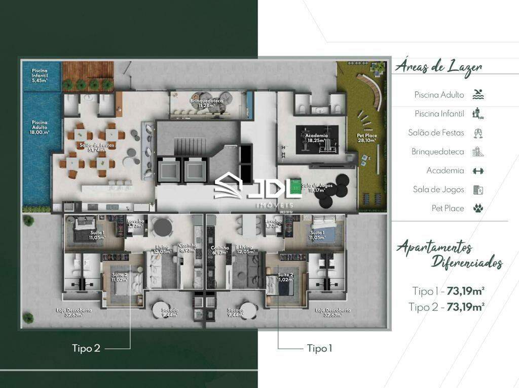 Apartamento à venda no bairro Tabuleiro: 