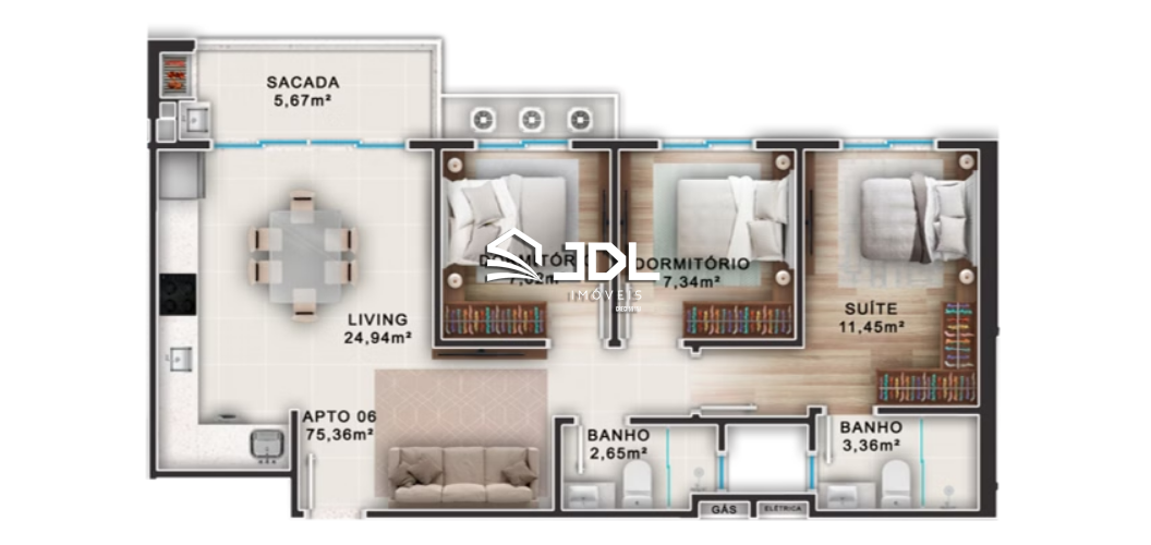 Apartamento à venda no bairro Armação: 
