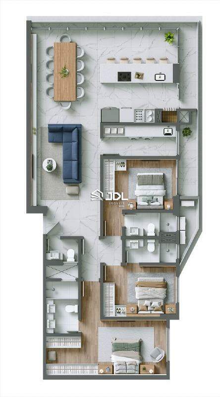 Apartamento à venda no bairro Itacolomi: 