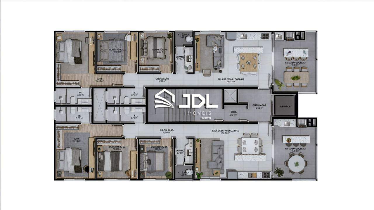 Apartamento à venda no bairro Centro: 