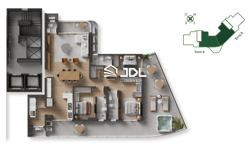 Apartamento à venda no bairro Jardim Blumenau: